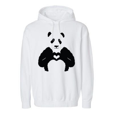 All You Need Is Love Panda Garment-Dyed Fleece Hoodie