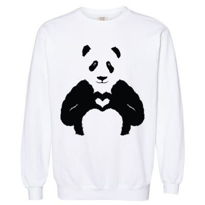 All You Need Is Love Panda Garment-Dyed Sweatshirt