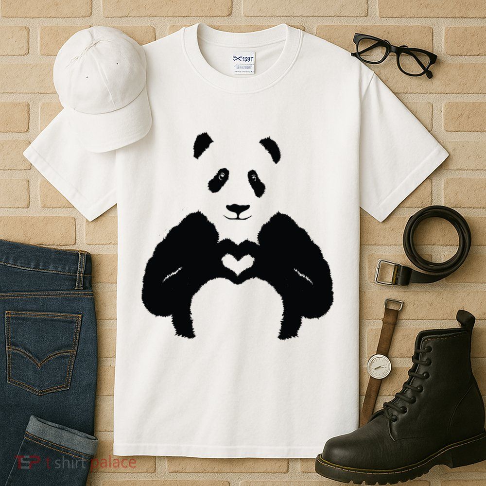 All You Need Is Love Panda Tall T-Shirt