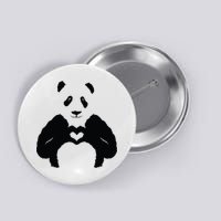 All You Need Is Love Panda Button