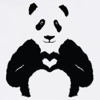 All You Need Is Love Panda Button