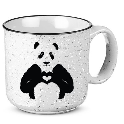 All You Need Is Love Panda 15oz Campfire Ceramic Mug
