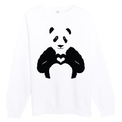 All You Need Is Love Panda Premium Crewneck Sweatshirt