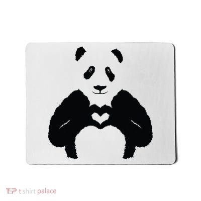 All You Need Is Love Panda Mousepad
