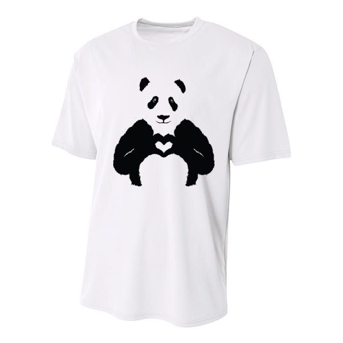 All You Need Is Love Panda Youth Performance Sprint T-Shirt
