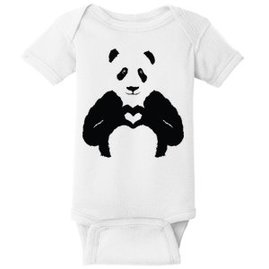 All You Need Is Love Panda Baby Bodysuit