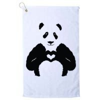 All You Need Is Love Panda Golf Towel