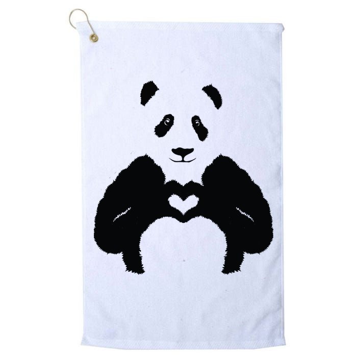 All You Need Is Love Panda Golf Towel
