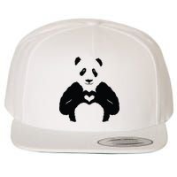 All You Need Is Love Panda Wool Snapback Cap