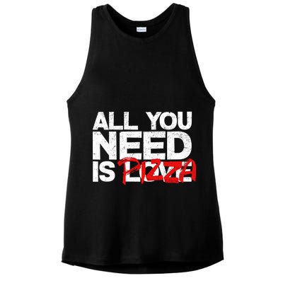 All You Need Is Pizza Ladies PosiCharge Tri-Blend Wicking Tank