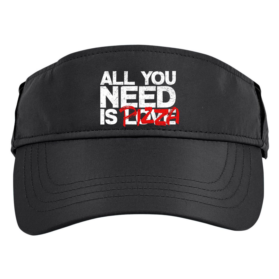 All You Need Is Pizza Adult Drive Performance Visor