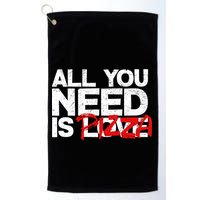 All You Need Is Pizza Golf Towel