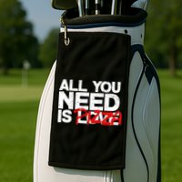 All You Need Is Pizza Golf Towel