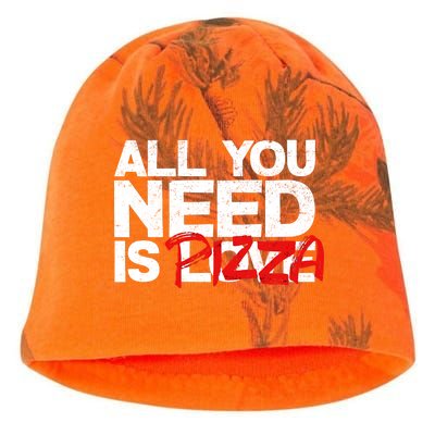 All You Need Is Pizza Kati - Camo Knit Beanie