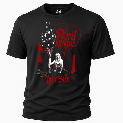 Avril Lavigne Love Sux Balloons Cooling Performance Crew T-Shirt