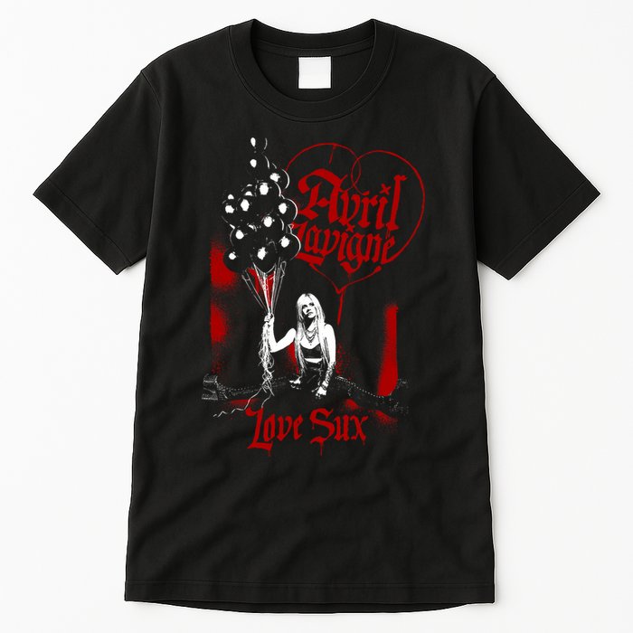 Avril Lavigne Love Sux Balloons Tall T-Shirt