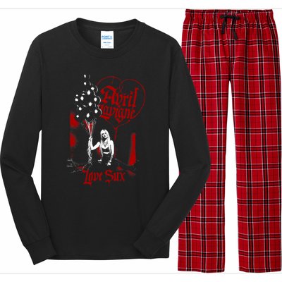 Avril Lavigne Love Sux Balloons Long Sleeve Pajama Set