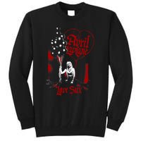 Avril Lavigne Love Sux Balloons Tall Sweatshirt