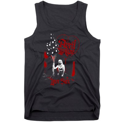 Avril Lavigne Love Sux Balloons Tank Top