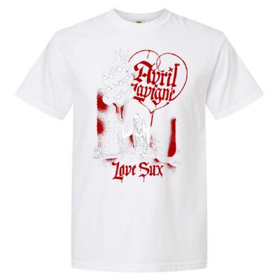 Avril Lavigne Love Sux Balloons Garment-Dyed Heavyweight T-Shirt