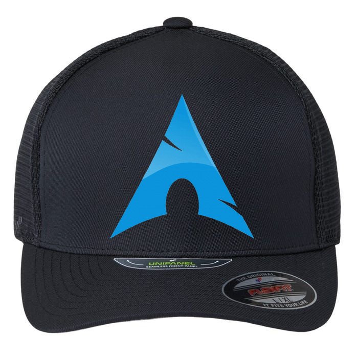 Arch Linux Lover With Logo Open Source Os Flexfit Unipanel Trucker Cap