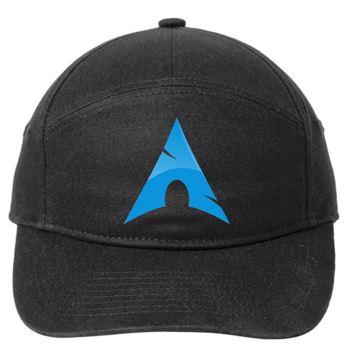 Arch Linux Lover With Logo Open Source Os 7-Panel Snapback Hat