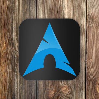 Arch Linux Lover With Logo Open Source Os Coaster