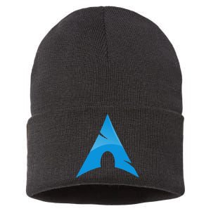 Arch Linux Lover With Logo Open Source Os Sustainable Knit Beanie