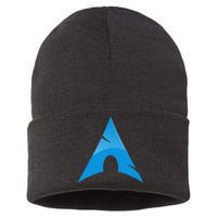 Arch Linux Lover With Logo Open Source Os Sustainable Knit Beanie