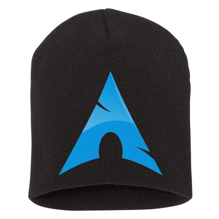 Arch Linux Lover With Logo Open Source Os Short Acrylic Beanie