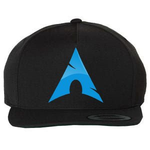 Arch Linux Lover With Logo Open Source Os Wool Snapback Cap