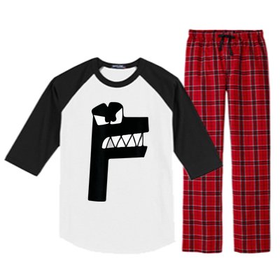 Alphabet Lore Latter F Raglan Sleeve Pajama Set