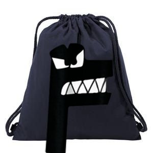 Alphabet Lore Latter F Drawstring Bag