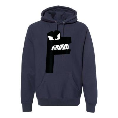 Alphabet Lore Latter F Premium Hoodie