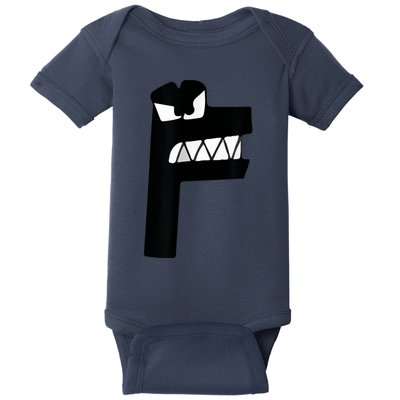 Alphabet Lore Latter F Baby Bodysuit