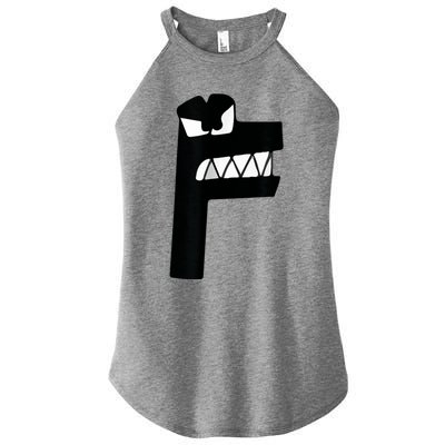 Alphabet Lore Latter F Women's Perfect Tri Rocker Tank