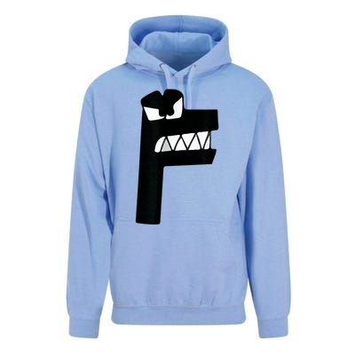 Alphabet Lore Latter F Unisex Surf Hoodie