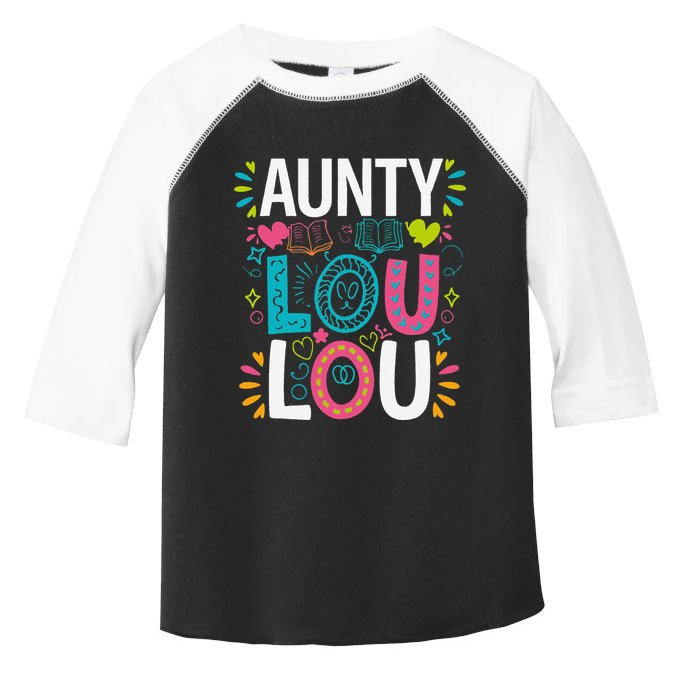 Aunty Lou Lou Best Auntie Ever Mothers Day Toddler Fine Jersey T-Shirt