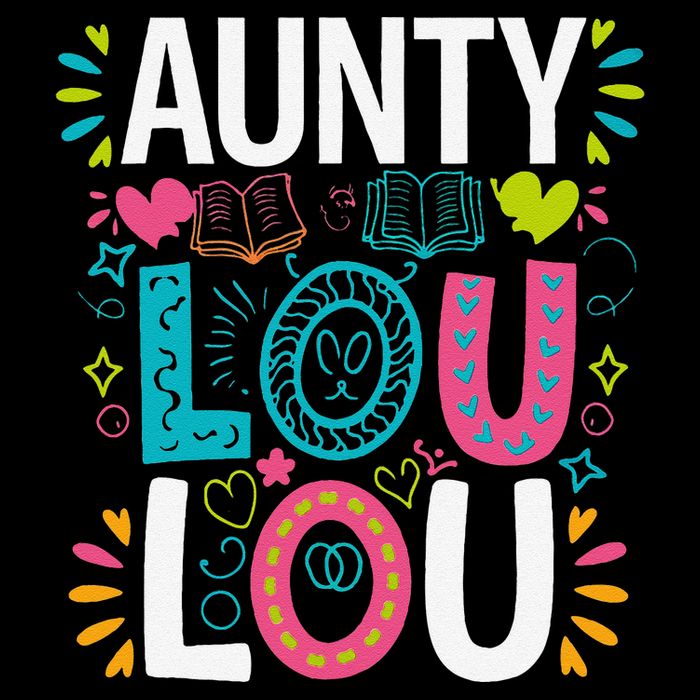 Aunty Lou Lou Best Auntie Ever Mothers Day Womens T-Shirt