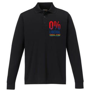 Anti Liberal LGBT Gay Cool Pro Republicans Gift Performance Long Sleeve Polo