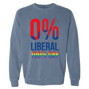 Anti Liberal LGBT Gay Cool Pro Republicans Gift Garment-Dyed Sweatshirt