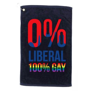 Anti Liberal LGBT Gay Cool Pro Republicans Gift Platinum Collection Golf Towel