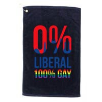 Anti Liberal LGBT Gay Cool Pro Republicans Gift Platinum Collection Golf Towel