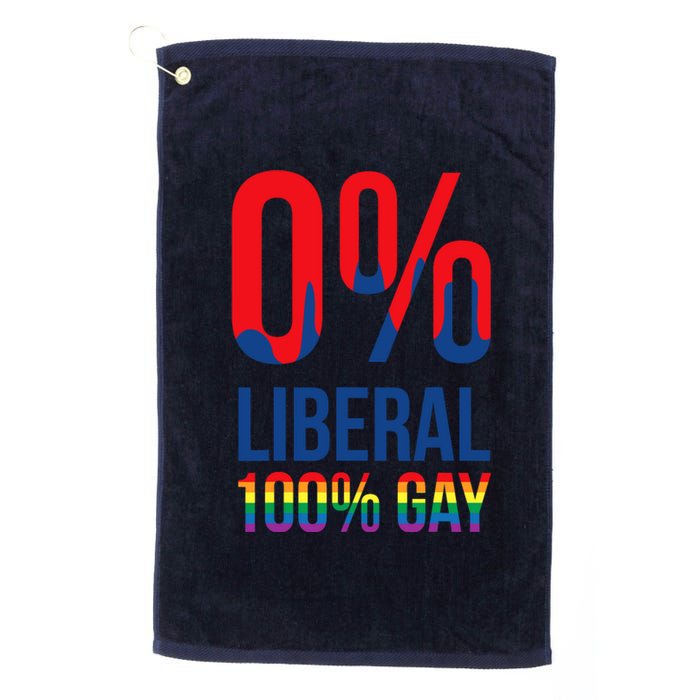 Anti Liberal LGBT Gay Cool Pro Republicans Gift Platinum Collection Golf Towel