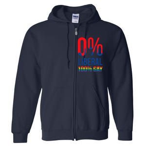 Anti Liberal LGBT Gay Cool Pro Republicans Gift Full Zip Hoodie