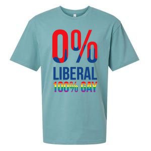 Anti Liberal LGBT Gay Cool Pro Republicans Gift Sueded Cloud Jersey T-Shirt