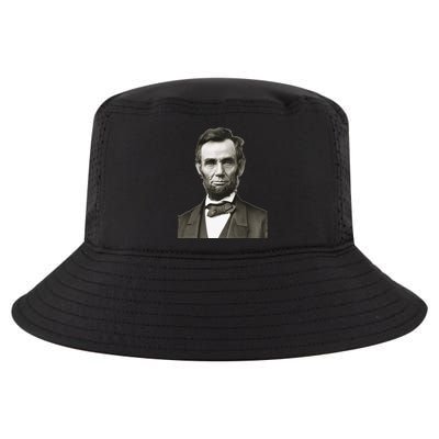 Abraham Lincoln Large Portrait Picture Cool Comfort Performance Bucket Hat