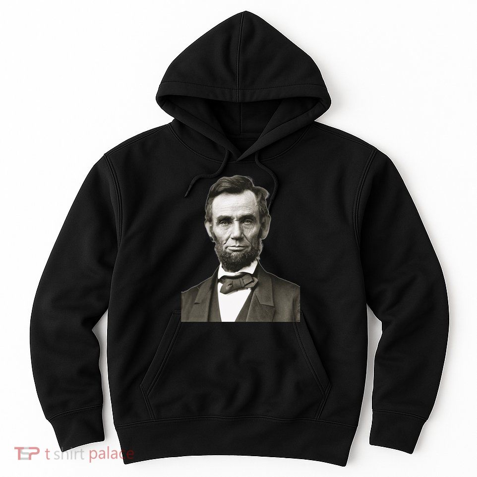 Abraham Lincoln Large Portrait Picture Hoodie