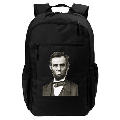Abraham Lincoln Large Portrait Picture Backpack