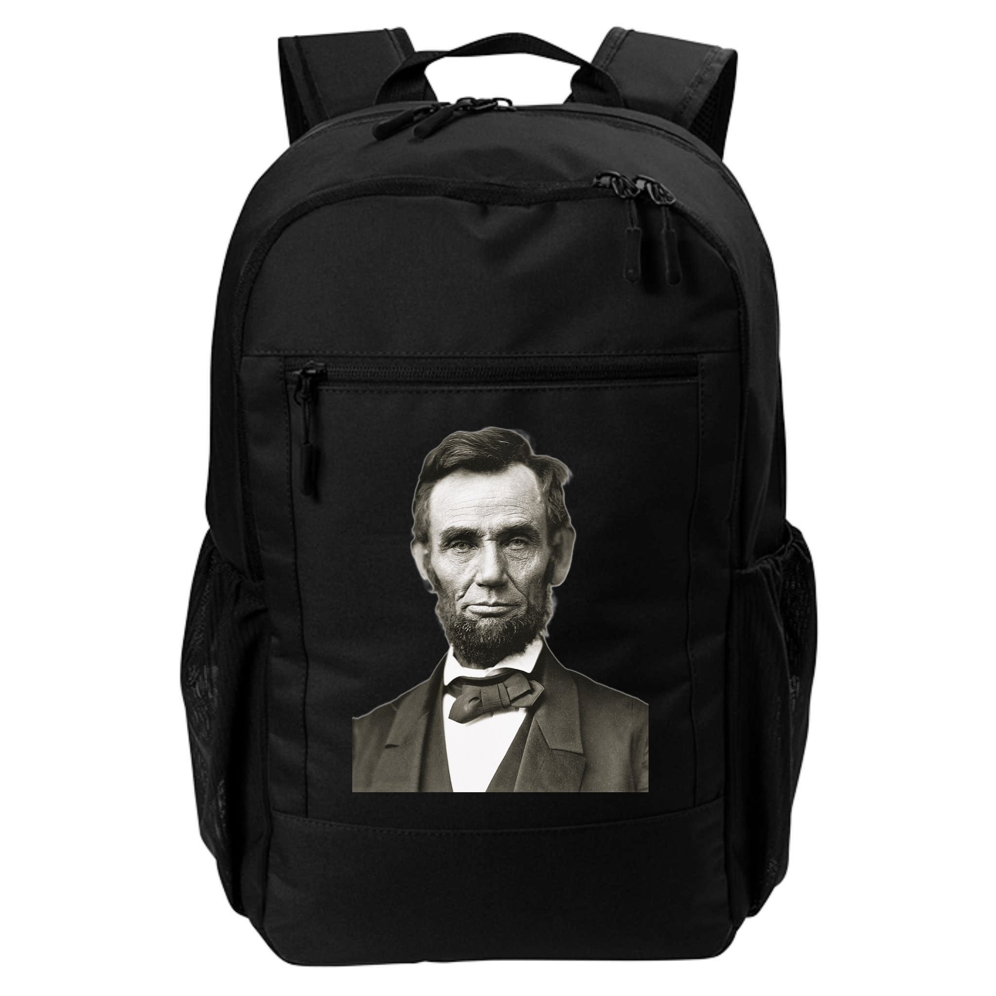 Abraham Lincoln Large Portrait Picture Backpack